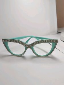 Sparkling Cat-Eye Eyeglasses