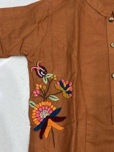 Floral Hand Made Embroidered Dress