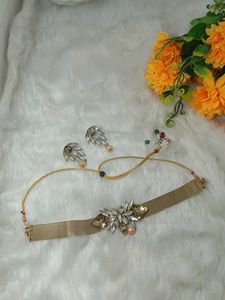 multi designer antic  lock silk naick handmade ear