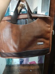 Zipline Brown Shoulder Bag