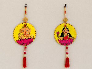 Ganesha & Lakshmi Wall Hangings
