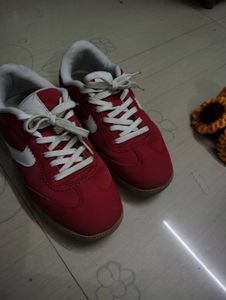 Red &amp; White Sneakers - Size 38