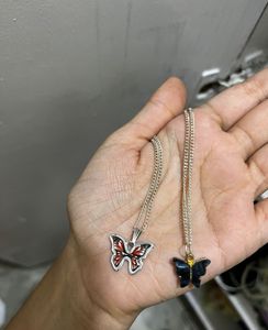 Butterfly Necklaces - Set of 2
