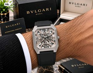 Bvlgari Skeleton Automatic Watch SQUARE DIAL FOR M