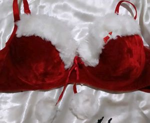 Festive Red Bra
