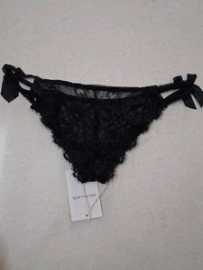 Black Lace Bikini Panty