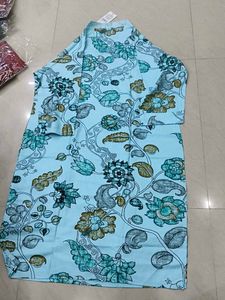 Avaasa Light Blue Floral Kurta Set