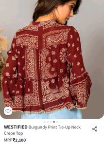 Boho Print Top