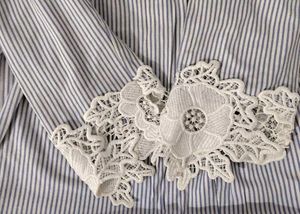 Striped Tunic with Lace Detail🌸🌙