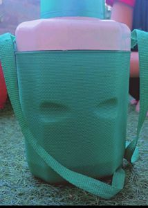 Retro Teal Water Bottle Carrier