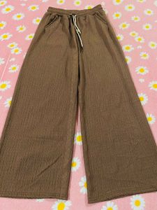 Brown Wide Leg Palazzo Pants