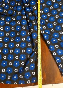 Polyester Blue Floral Print Co-ord Set