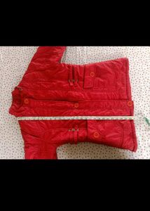 Red Quilted Jacket