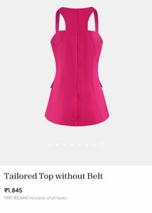 Hot Pink Statement Top