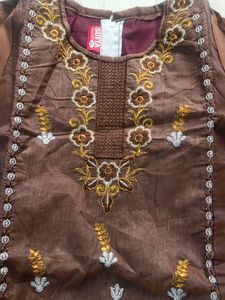 Kids Sharara Dress Embroidered