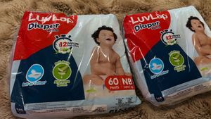 Combo of 2 LuvLap Diaper Pants - Soft & Rash Free