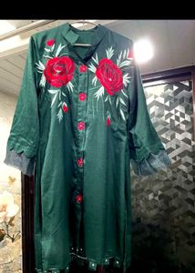 Embroidered Kurta Set with Trousers