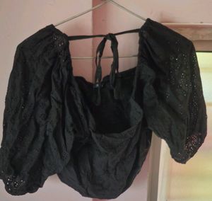 Black Top By Zudio