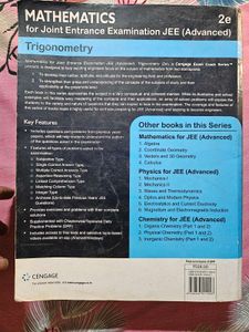 JEE Advanced Maths Trigonometry Book