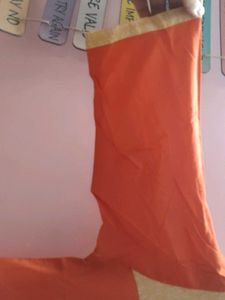 Orange Kurta Casual Fashionable For Women