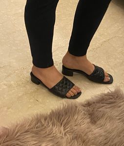 Quilted Block Heels