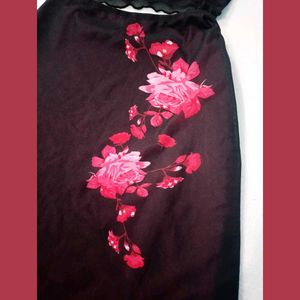 Floral Print Crop Top &amp; Skirt Set