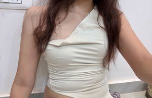 Stylish One-Shoulder Ruched Top