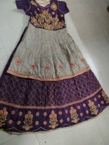 Elegant Purple Gown
