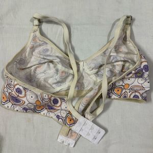Cotton coloured bra