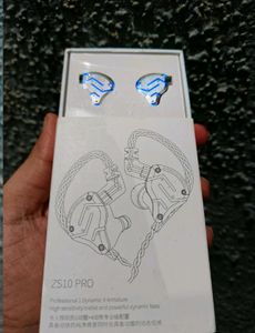 😱Earphone With 10 Speakers IEM Kz ZS10 Pro