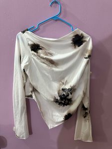 Floral Print Long Sleeve Top