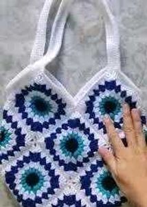 crochet handbag