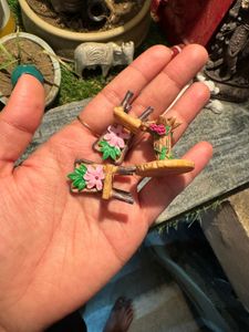 2 Chairs And 1 Centre Table Miniature