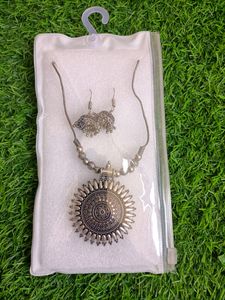 New Sliver Oxidized Jewellary Set