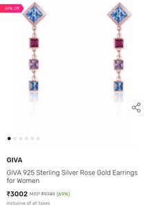 Flying Colors Multi-gemstone Earrings 925 silver