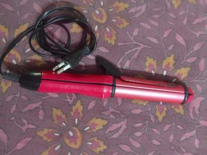 pink Curler and straightener