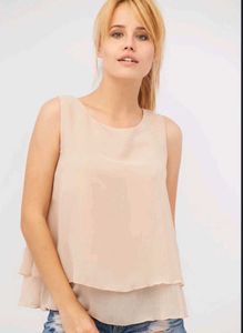 Elegant Women's Sleeveless Layered Top