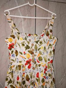 Cute Vegetable Print Sundress