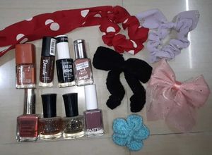 Nail Polish & Hair Accessories Bundle