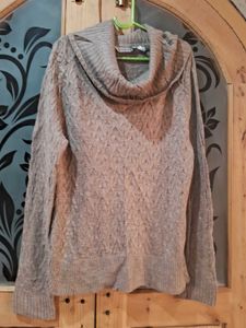 Cozy Knit Cowl Neck Sweater