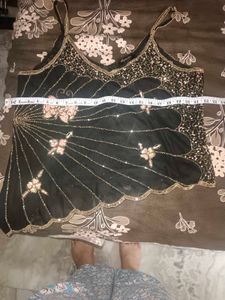 y2k! Stunning Embellished Butterfly Cami Top