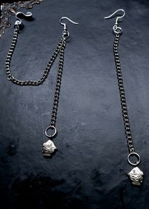 Fishcharm Assymetric Earcuff Earrings