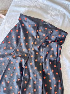 Polka Dot Wide Leg Pants