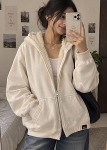 unisex spao korean brand Zip-Up Hoodie