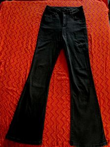 Black Flared Jeans