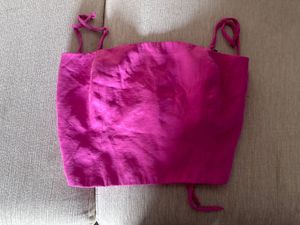 ZARA BACKLESS CROP TOP