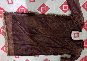beautiful soft sharara suit with golden dupatta