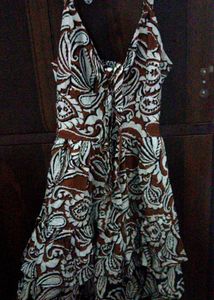 Boho Paisley Print Mini Dress