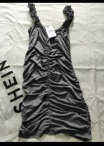 Chic Ruched Mini Dress