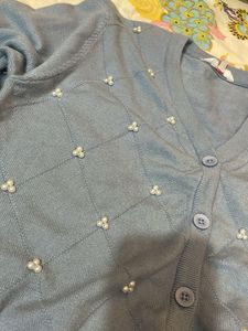 Cute lavender Korean style Cardigan